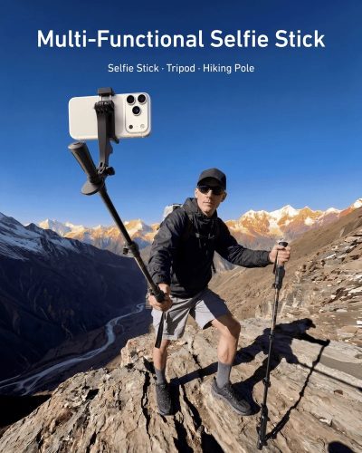 TELESIN TrekShot 3in1 Carbon Fiber Selfie Stick