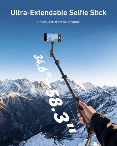 TELESIN TrekShot 3in1 Carbon Fiber Selfie Stick