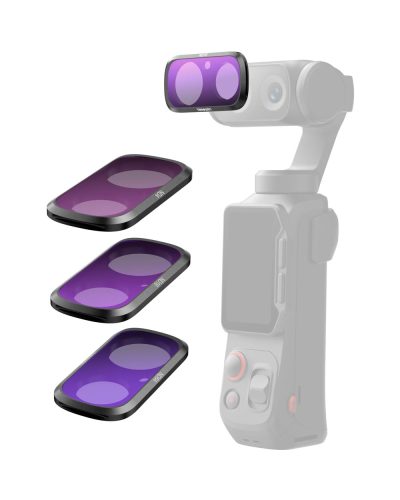 TELESIN ND4+ND16+ND64 Filter Set for Insta 360 Luna Ultra