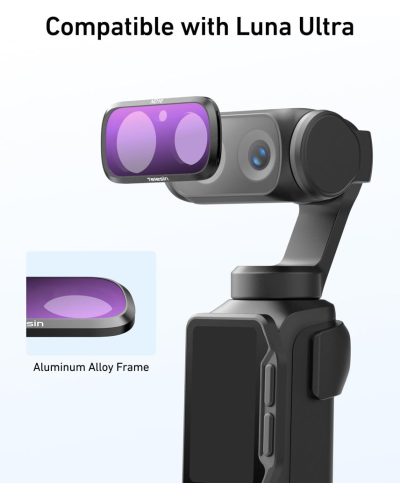 TELESIN ND4+ND16+ND64 Filter Set for Insta 360 Luna Ultra