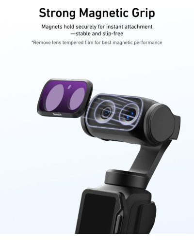 TELESIN ND4+ND16+ND64 Filter Set for Insta 360 Luna Ultra