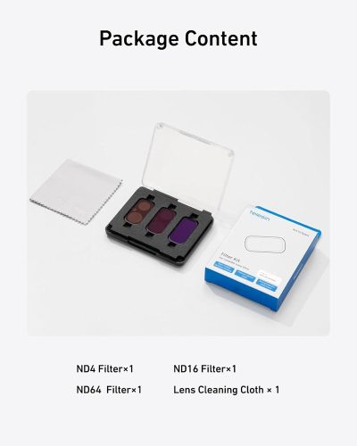 TELESIN ND4+ND16+ND64 Filter Set for Insta 360 Luna Ultra