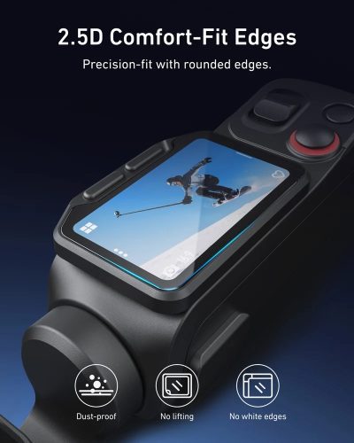TELESIN HD Tempered Glass Screen Protector For Insta 360 Luna Ultra