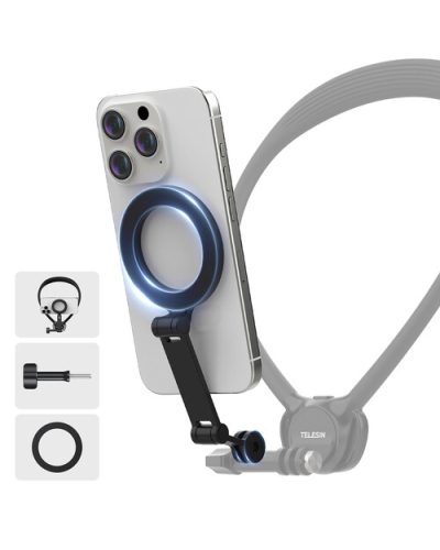 TELESIN Magnetic Plate for 3-Claw Mount for Smartphones TELESIN Magnetic Plate for 3-Claw Mount for Smartphones