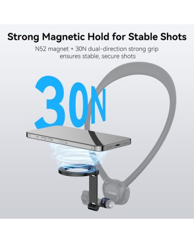 TELESIN Magnetic Plate for 3-Claw Mount for Smartphones TELESIN Magnetic Plate for 3-Claw Mount for Smartphones