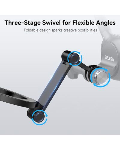 TELESIN Magnetic Plate for 3-Claw Mount for Smartphones TELESIN Magnetic Plate for 3-Claw Mount for Smartphones