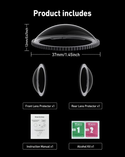 TELESIN Dual-Lens Protection Set for Insta360 X5