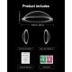 TELESIN Dual-Lens Protection Set for Insta360 X5