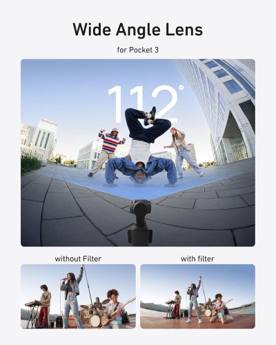 TELESIN Wide-Angle Lens for DJI Osmo Pocket 3/4