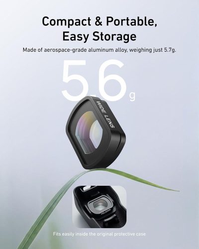 TELESIN Wide-Angle Lens for DJI Osmo Pocket 3/4