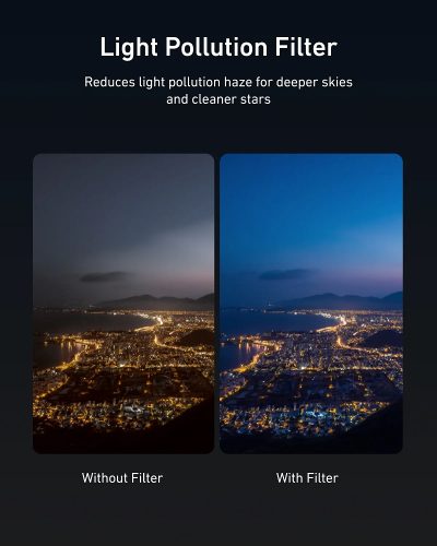 TELESIN Light Pollution Filter for DJI Action 6