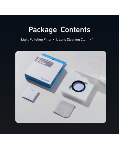 TELESIN Light Pollution Filter for DJI Action 6