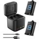 TELESIN Charger Box + 2 Batteries Set for GoPro HERO13