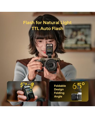 VILTROX Vintage Z2 Mini TTL On-Camera Flash for Fujifilm