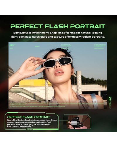 VILTROX Spark Z3 Flash for FUJIFILM (Gunmetal Gray)