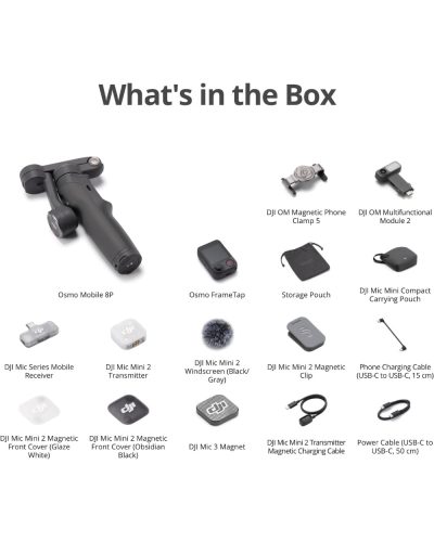 DJI Osmo Mobile 8P Smartphone Gimbal Creator Combo