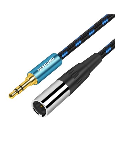 3Pin Mini XLR to Jack 3.5mm Plug Stereo Audio Balanced Cable 1.5M 3Pin Mini XLR to Jack 3.5mm Plug Stereo Audio Balanced Cable 1.5M