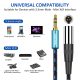 3Pin Mini XLR to Jack 3.5mm Plug Stereo Audio Balanced Cable 1.5M
