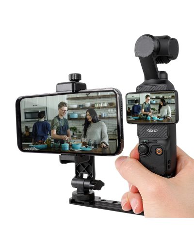 Phone Holder for DJI Osmo Pocket 3/4/4P & Insta360 Luna Ultra