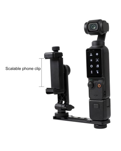 Phone Holder for DJI Osmo Pocket 3/4/4P & Insta360 Luna Ultra