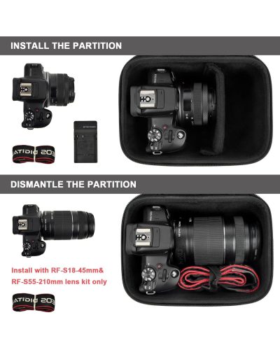 Protective Hard Shell Camera Case for Canon EOS R100 R50 Mirrorless Camera