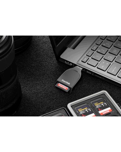 SanDisk QuickFlow UHS-I SD Card Reader with USB-A