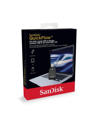 SanDisk QuickFlow UHS-I SD Card Reader with USB-A