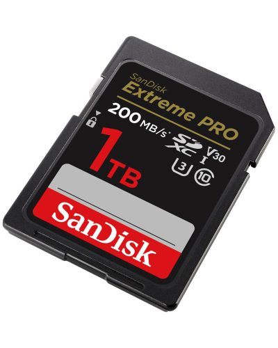 SanDisk Extreme PRO 1 TB Class 10/UHS-I (U3) V30 with Up to 200 MB/Sec Read Speed