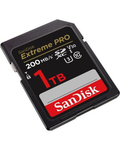 SanDisk Extreme PRO 1 TB Class 10/UHS-I (U3) V30 with Up to 200 MB/Sec Read Speed