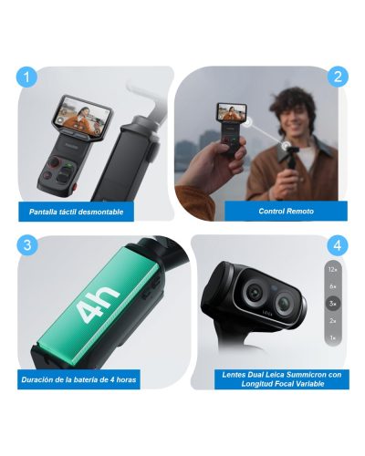 Insta360 Luna Ultra 8K Gimbal Camera Standard Bundle (Cosmic Black)