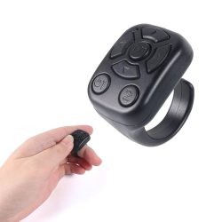Bluetooth Ring Remote Controller Comfortable Wear for Easy Video Browsing and Photography