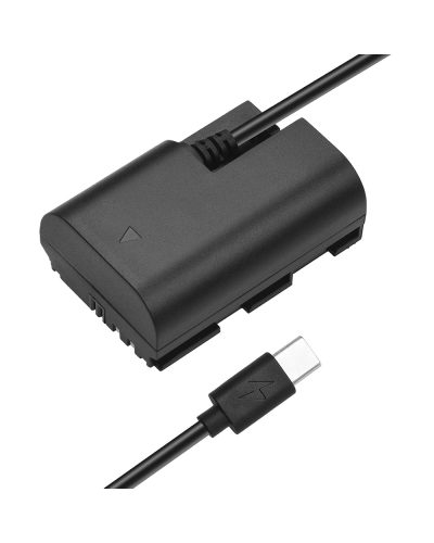 LP-E6 Dummy Battery USB-C Coupler Adapter DR-E6 Dummy Battery
