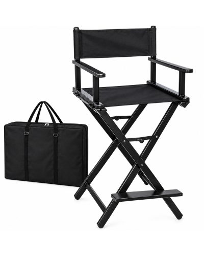 Directors Chair Folding Makeup Artist Portable Foldable Aluminum Chair With Carrying Bag 