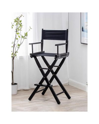 Directors Chair Folding Makeup Artist Portable Foldable Aluminum Chair With Carrying Bag 