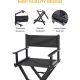 Directors Chair Folding Makeup Artist Portable Foldable Aluminum Chair With Carrying Bag 