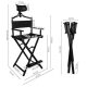 Directors Chair Folding Makeup Artist Portable Foldable Aluminum Chair With Head Rest Carrying Bag Directors Chair Folding Makeup Artist Portable Foldable Aluminum Chair With Head Rest Carrying Bag