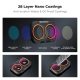 K&F Concept UV+CPL+ND16/PL+ND32/PL+ND64/PL+ND256/PL Filter Set for DJI Osmo Pocket 4P 