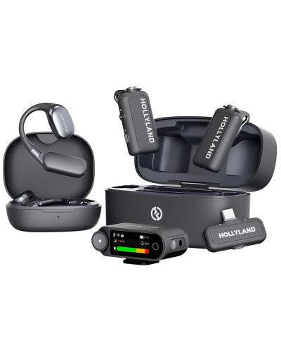 Hollyland LARK MAX 2 Ultimate Combo 2-Person Wireless Microphone System for Cameras and Mobile Devices Hollyland LARK MAX 2 Ultimate Combo 2-Person Wireless Microphone System for Cameras and Mobile Devices