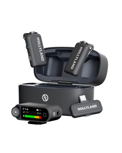Hollyland LARK MAX 2 Combo 2-Person Wireless Microphone System for Cameras and Mobile Devices Hollyland LARK MAX 2 Combo 2-Person Wireless Microphone System for Cameras and Mobile Devices