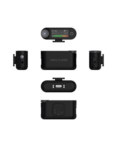 Hollyland LARK MAX 2 Combo 2-Person Wireless Microphone System for Cameras and Mobile Devices