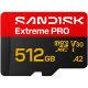 SanDisk Extreme PRO 512GB microSDXC Memory Card 250MBs / 170MB/s UHS-I U3 V30 A2