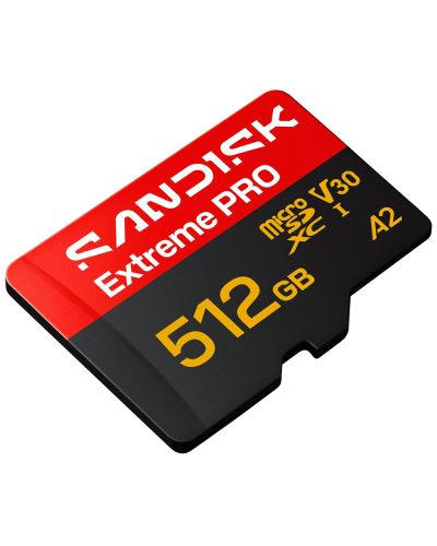 SanDisk Extreme PRO 512GB microSDXC Memory Card 250MBs / 170MB/s UHS-I U3 V30 A2