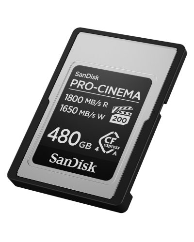 SanDisk 480GB PRO-CINEMA CFexpress Type A Memory Card SanDisk 480GB PRO-CINEMA CFexpress Type A Memory Card