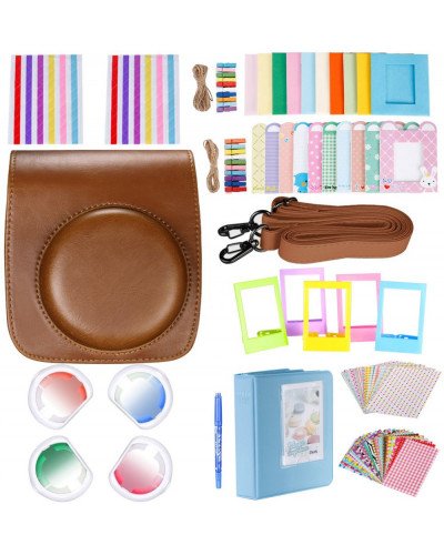  Instax Mini8 Camera accessories kit Brown