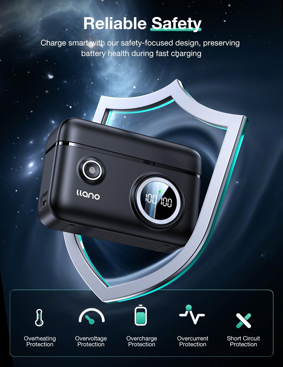 NP-FZ100 Camera Charger Dual Slot Digital Display with SD Card Storage Function