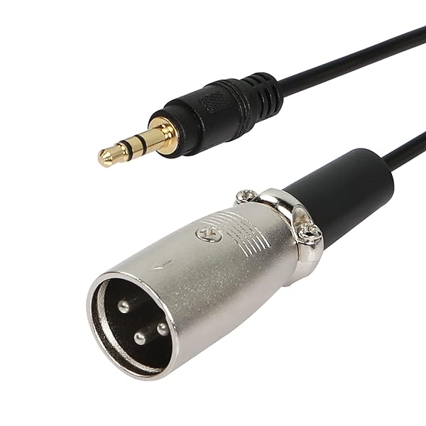 Aux 3.5mm (1/8 Inch) Male to XLR 3-Pin Male Stereo Audio Cable 3M Aux 3.5mm (1/8 Inch) Male to XLR 3-Pin Male Stereo Audio Cable 3M