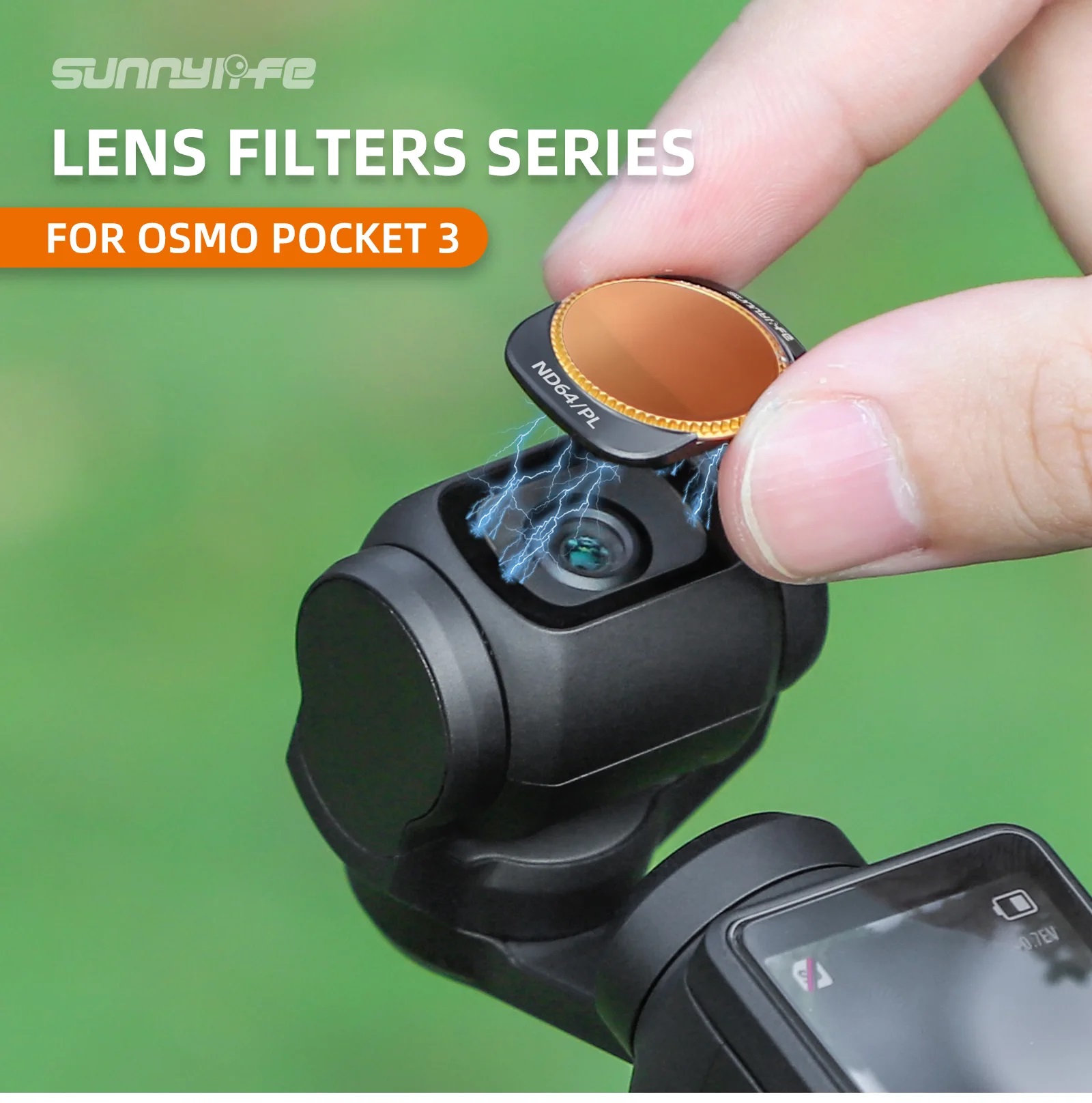 DJI Osmo Pocket 3 Filter Accessories ND8/16/32/64 ND256 Filter MCUV Filter Adjustable CPL Filter ND+PL Filter DJI Osmo Pocket 3 Filter Accessories ND8/16/32/64 ND256 Filter MCUV Filter Adjustable CPL Filter ND+PL Filter