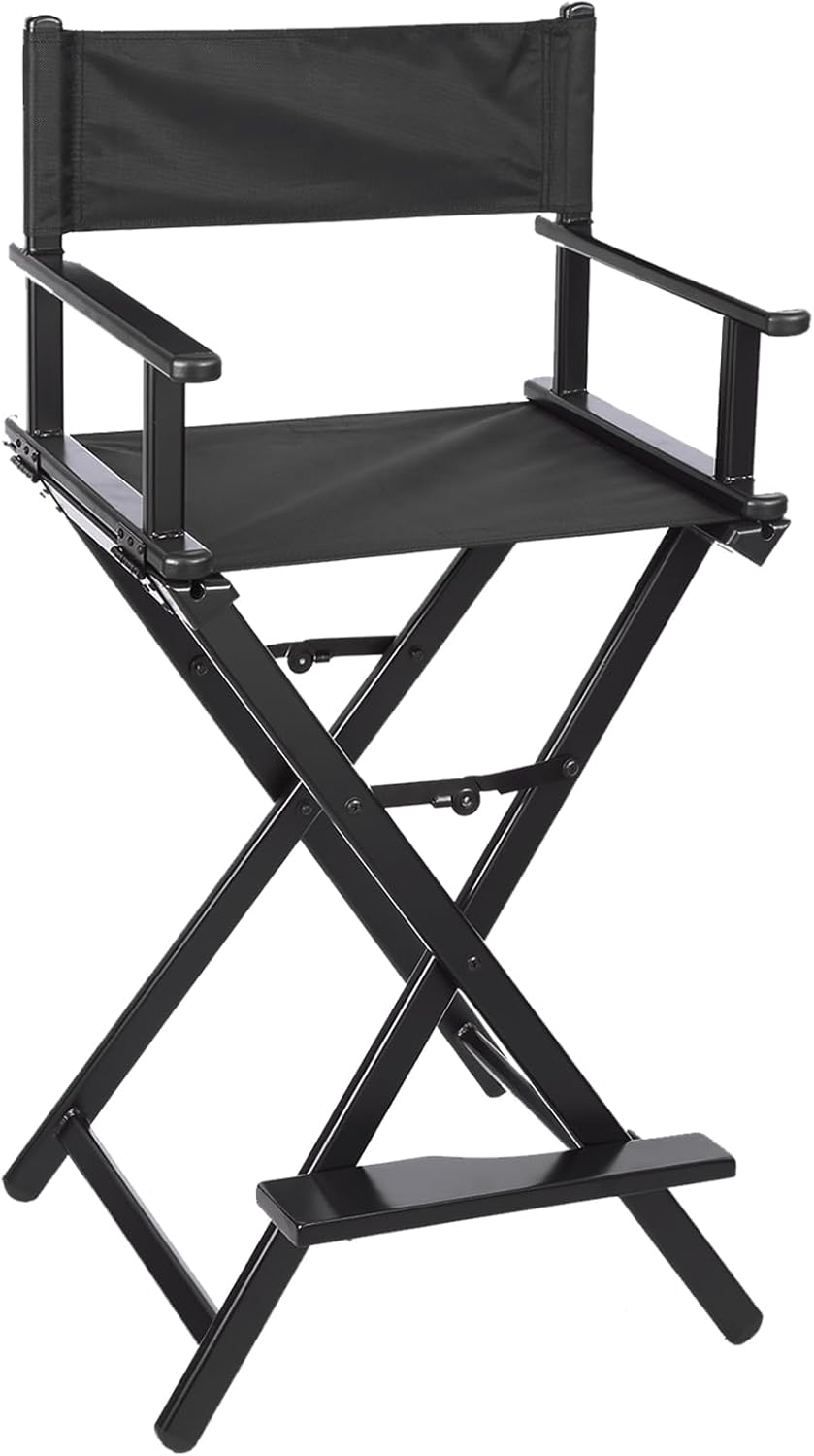 Makeup Folding Chair Aluminum Frame Artist Directors Chair