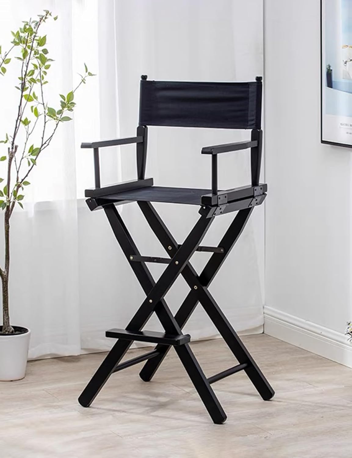 Makeup Folding Chair Aluminum Frame Artist Directors Chair