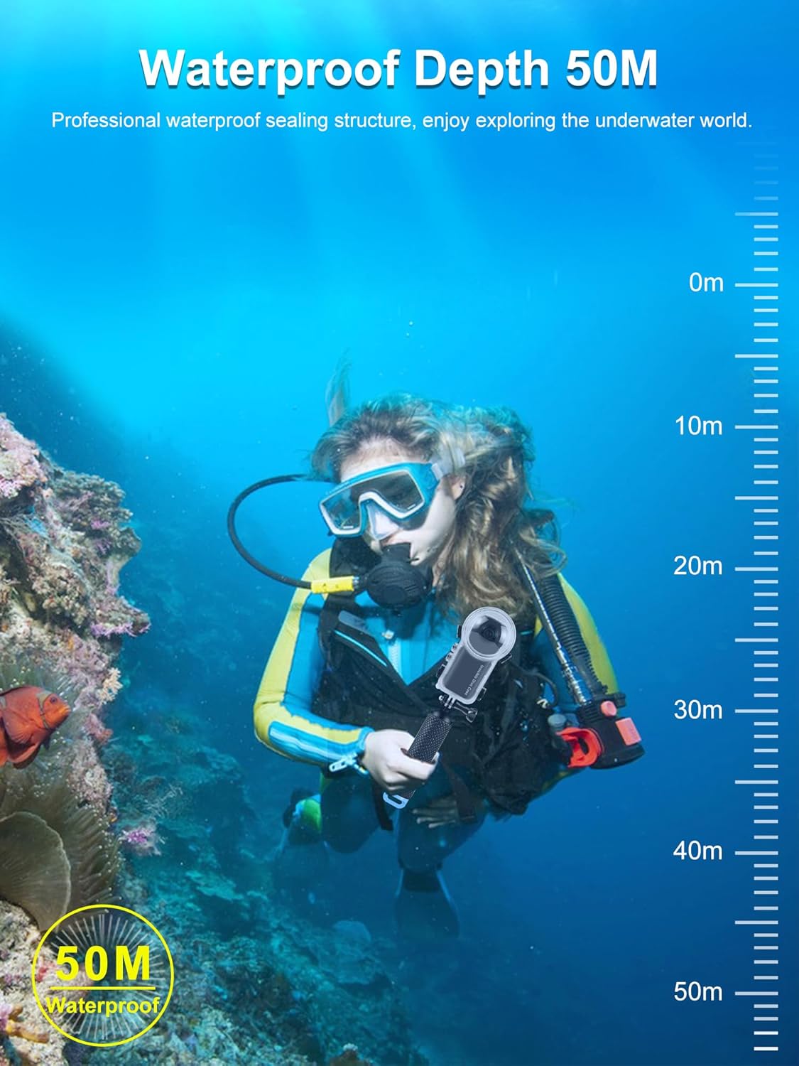 Invisible Dive Case for Insta360 X4